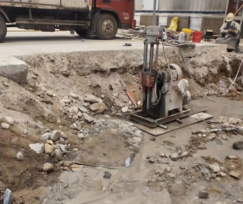 通渭公路下沉压浆